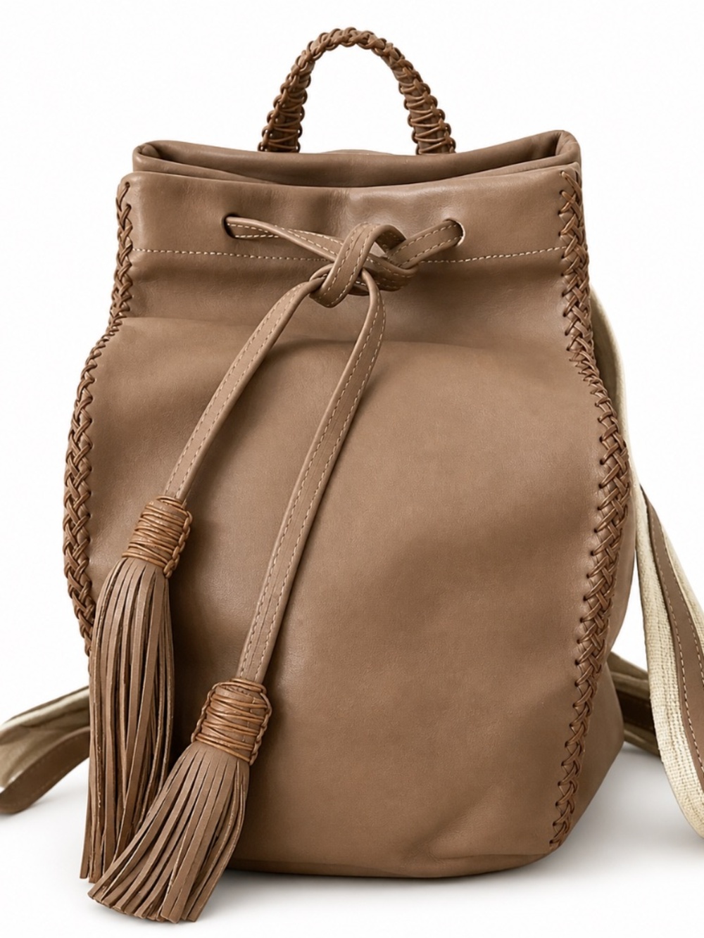 NWT Callista Crafts Signature Leather‎ Tan Oak Backpack